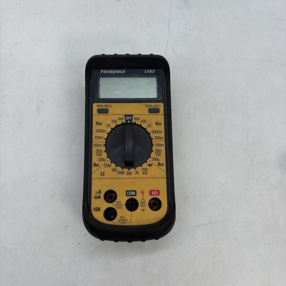 FIELDPIECE MULTIMETER LT83 (238275-1) Turns On No Leads